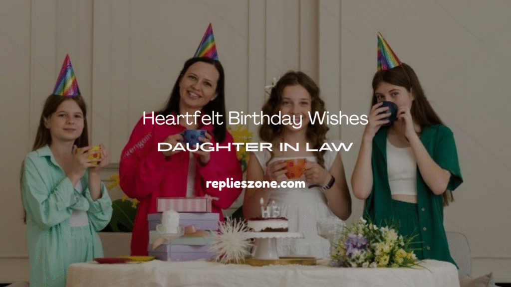 Birthday Wishes for a Daughter in Law