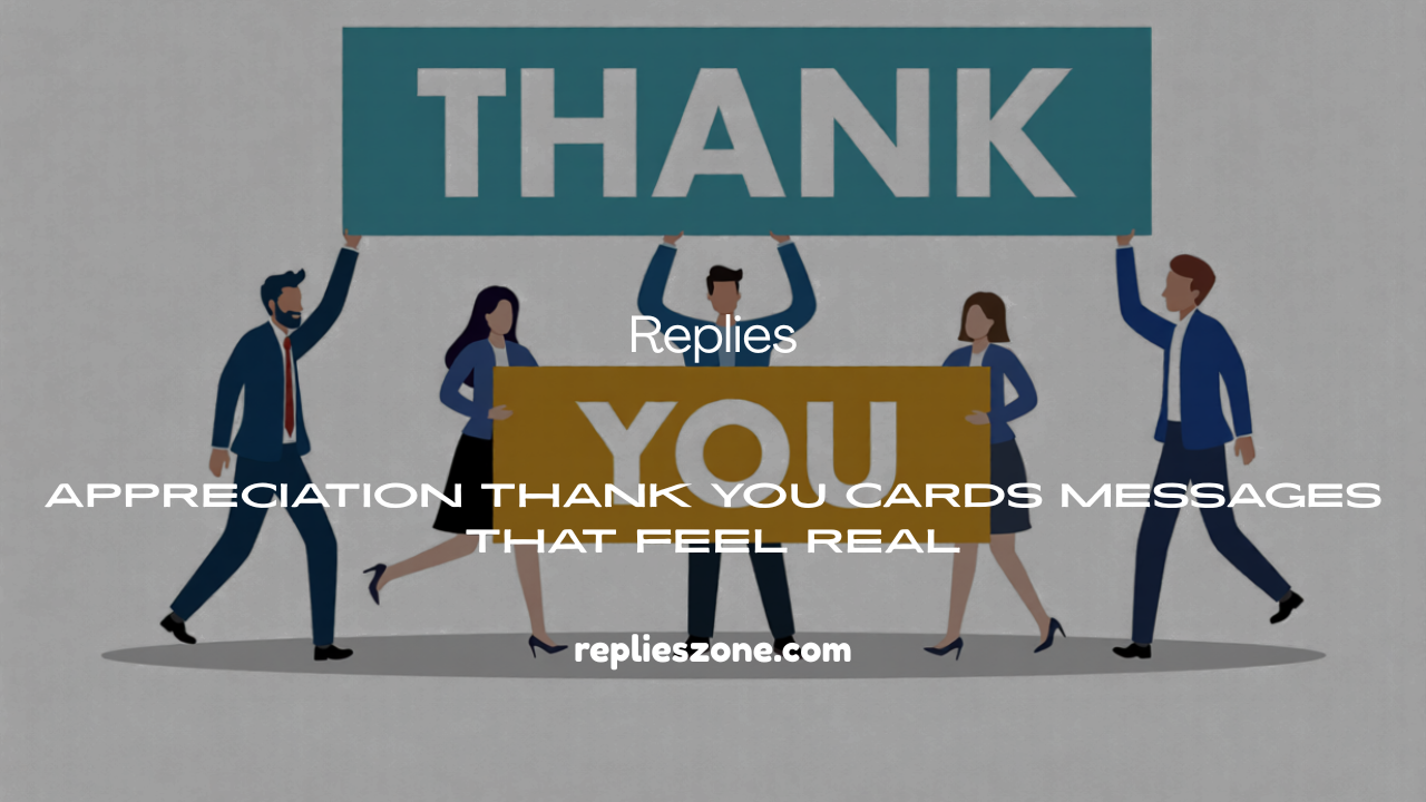 Appreciation Thank You Cards