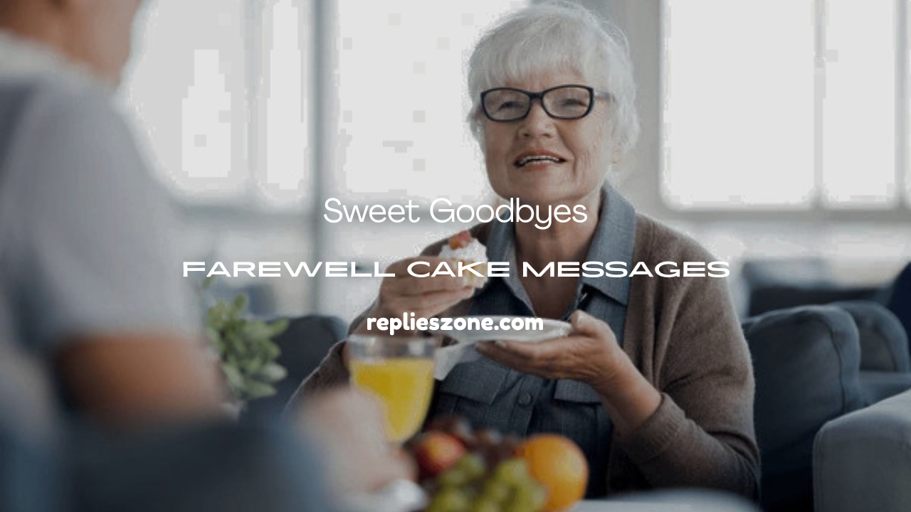 Farewell Cake Messages