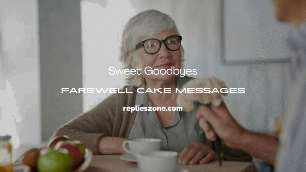 Farewell Cake Messages 